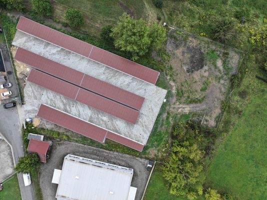 Grundstück Gera Drohnenansicht