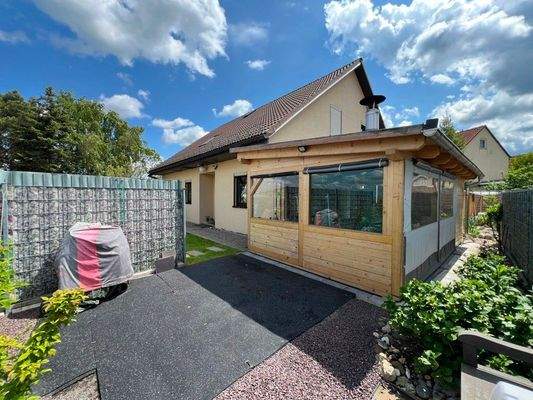 Haus mit beheizbarem Anbau