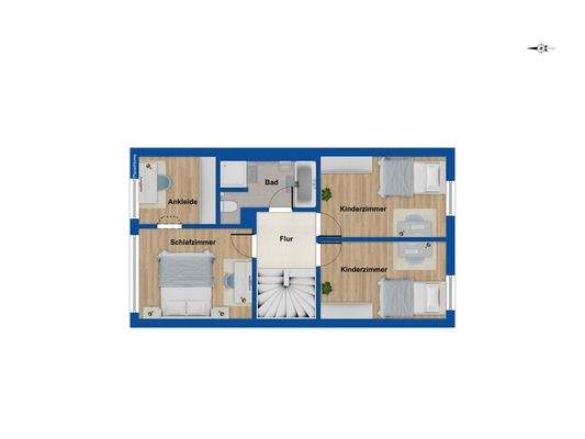 Grundriss Obergeschoss