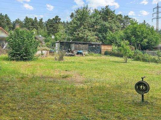 Rückwärtiger Grundstücksteil