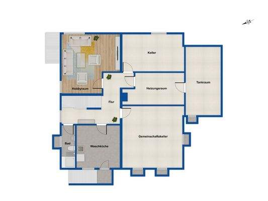 Grundriss Untergeschoss