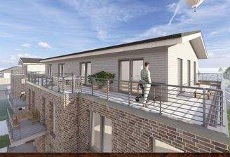 Blick auf das Penthouse