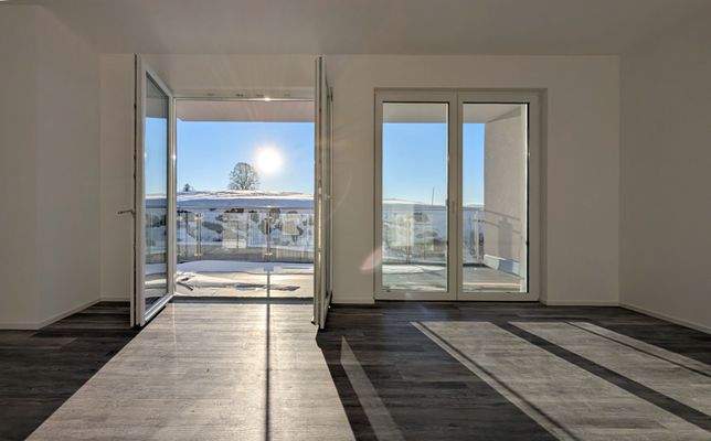 Ausblick großes Wohnzimmer