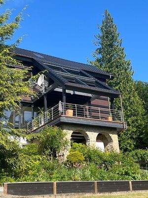 Blick vom Grundstück