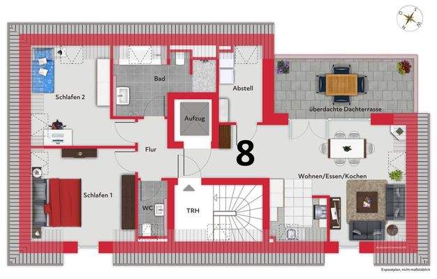 Grundriss Dachgeschoss WHS 2