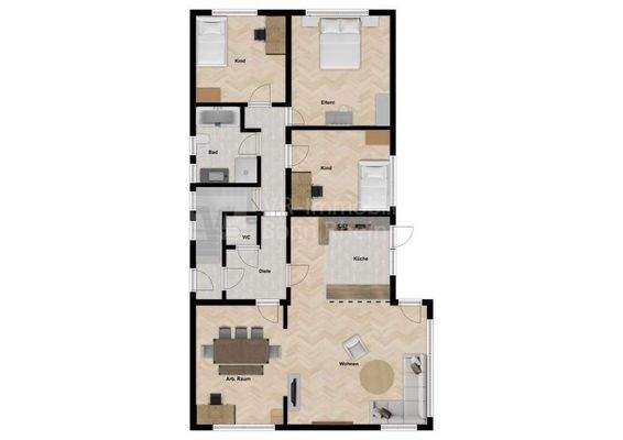 3617 Grundriss Erdgeschoss