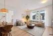 Wohnzimmer (virtuelles KI-Staging)