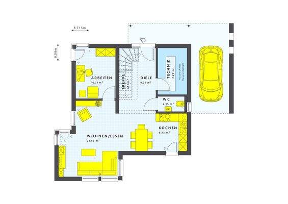 Grundriss Dachgeschoss