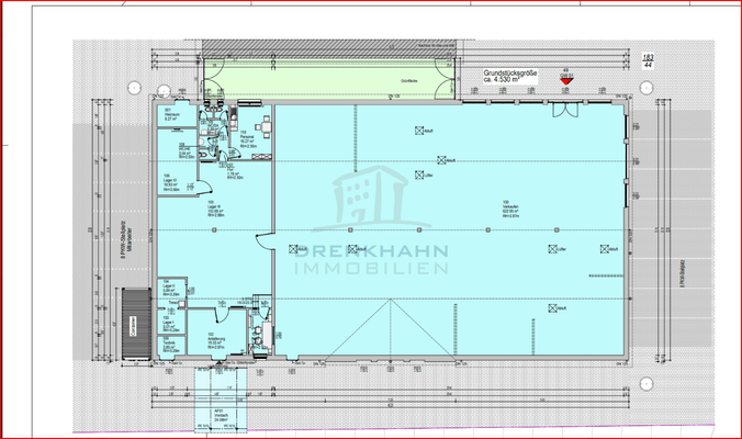 Grundriss Nachbarhalle