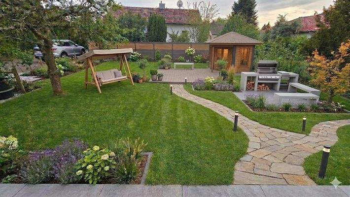 Beispiel Garten modern