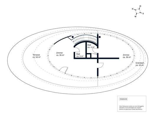 Grundrissplanung Obergeschoss