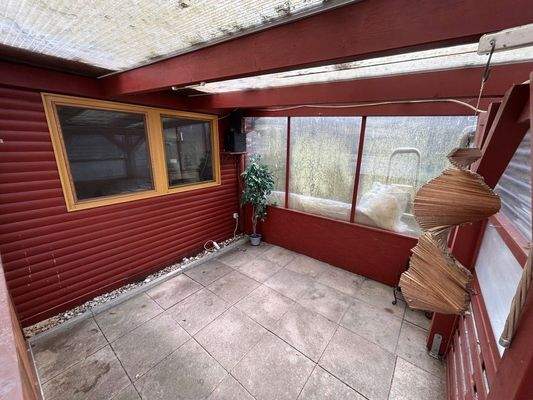 Überdachte Terrasse