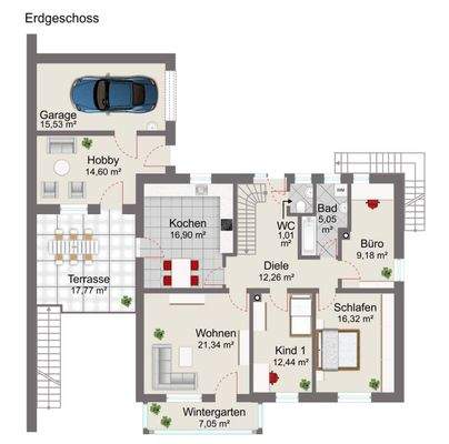 Grundriss Erdgeschoss