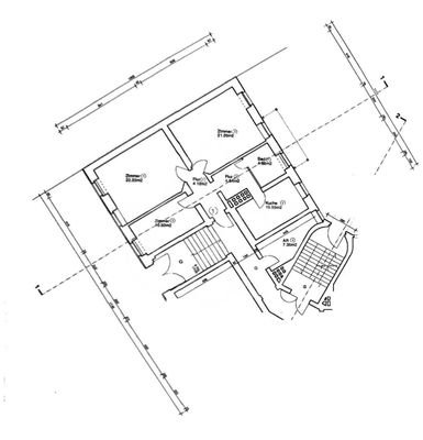 Grundriss Pension TE links