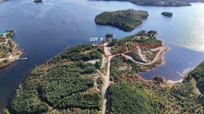 Luftbild Lot 9 und Insel