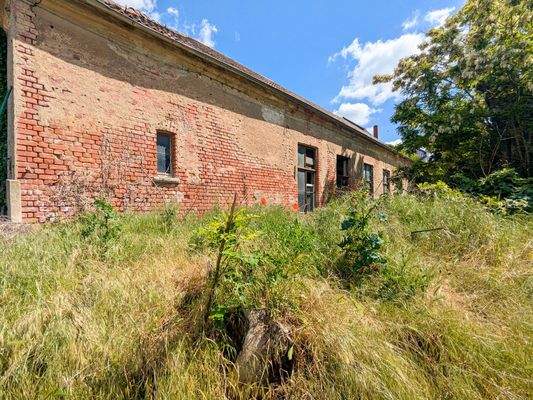 Scheune Seitenansicht