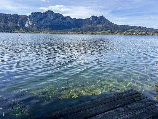 Baugrundstück mit privatem Seezugang am Mondsee