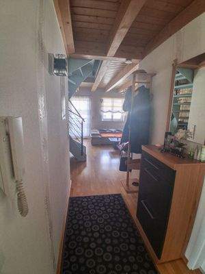 Blick ins Wohnzimmer