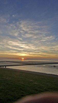 Abendspaziergang am Deich