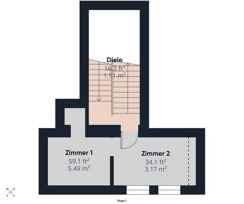 Grundriss Zwischenetage