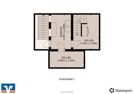 Keller OHNE Raum mit Öltank