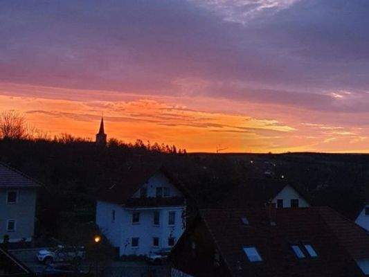 Aussicht bei Sonnenuntergang