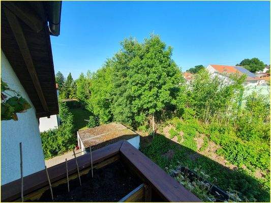Ausblick Balkon