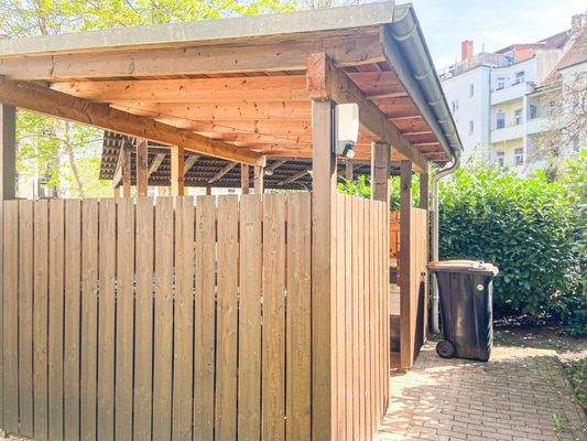 Einhausung Mülltonnen