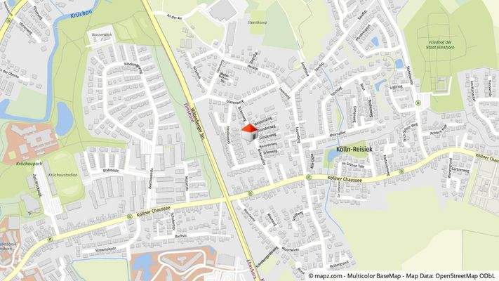 Geolyzer Kartenausschnitt