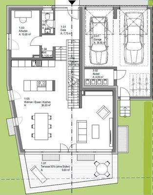 WestVillen View 35 - Grundriss EG