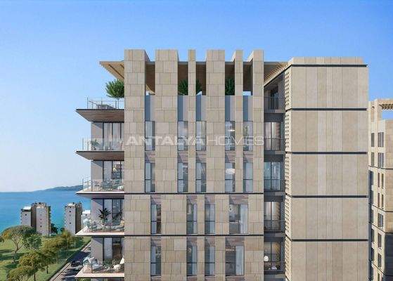 3-Bedroom Sea View Flats near Amenities in Muratpasa Antalya