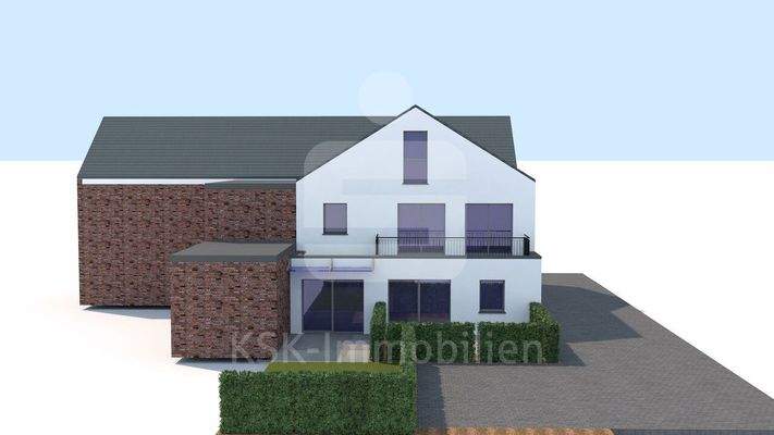 Beispielbebaung mit zwei Doppelhaushälften  2