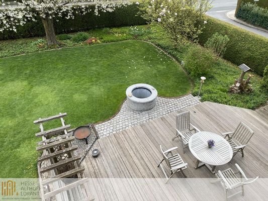 Blick von der Dachterrasse