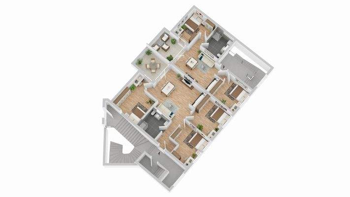 Grundriss Wohnungen OG