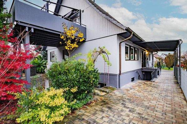 Hausansicht von hinten