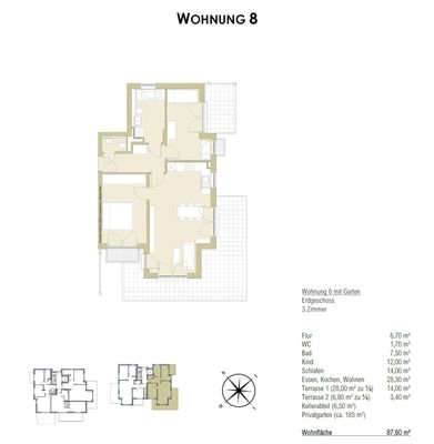 Grundriss Whg 8