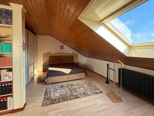Schlafzimmer im Dachgeschoss