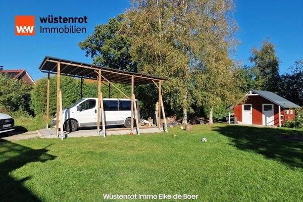 Carport  & Gartenhaus