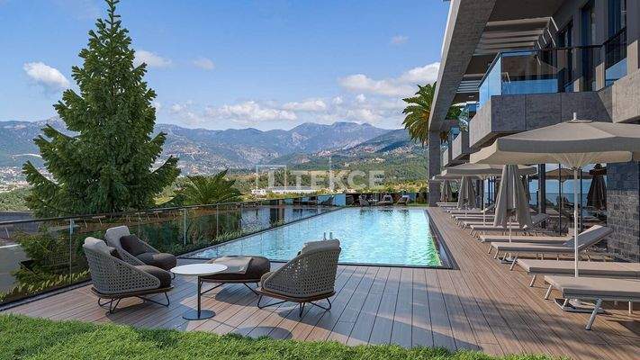 Apartments with Sea and Castle Views in Alanya Kestel