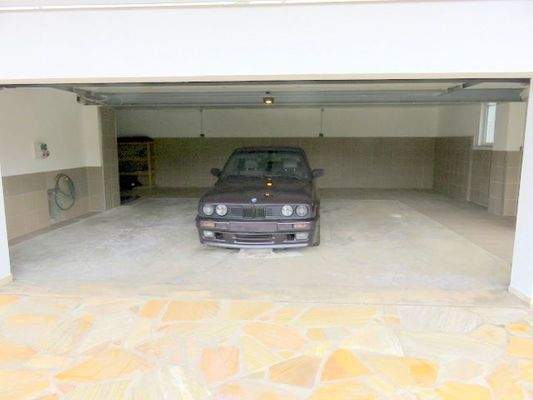 Blick in die Garage