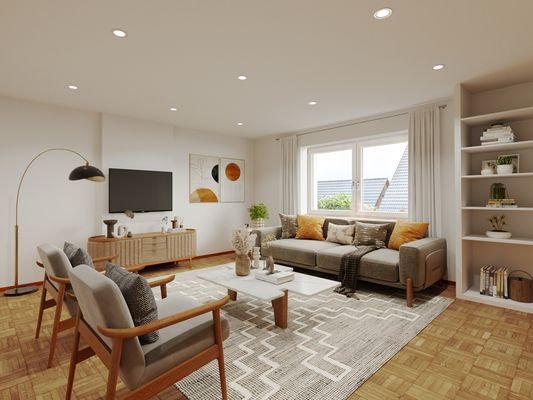 Visualisierung Wohnzimmer l EG