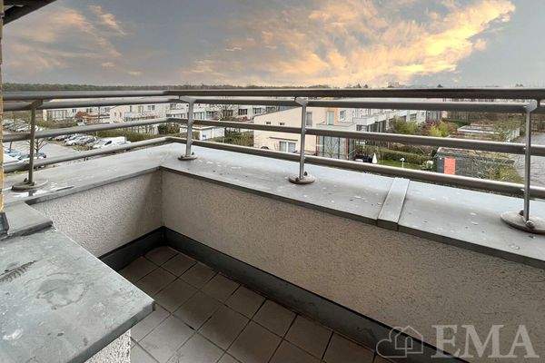 Blick vom Badezimmerbalkon