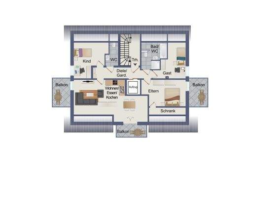 Grundriss Dachgeschoss