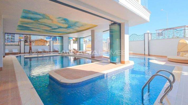 Well Located Dazzling Seafront Apartments in Alanya