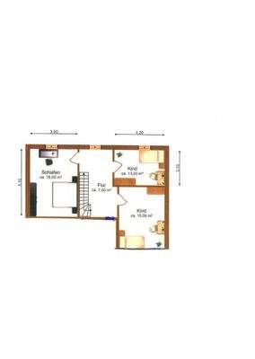 Obergeschoss Grundriss