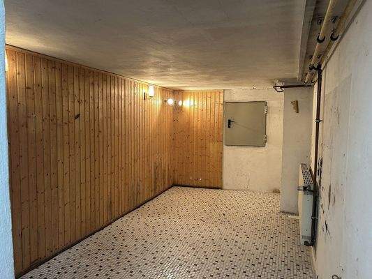 beheizbarer Kellerraum