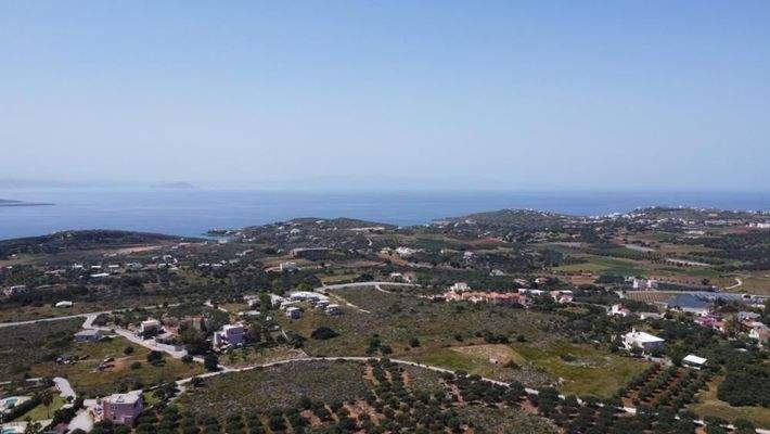 Kreta, Chorafakia Chania: Grundstück mit Meer- und Bergblick zum Verkauf
