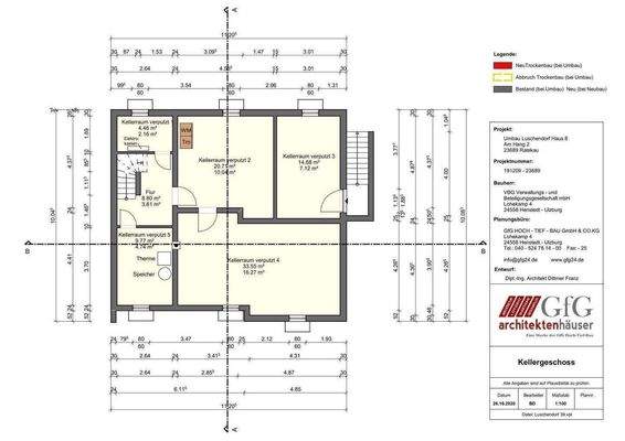 Grundriss Kellergeschoss