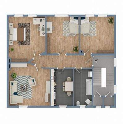 Grundriss Obergeschoss