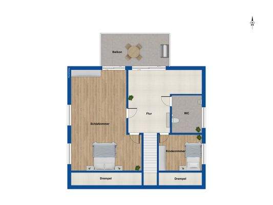 Grundriss Obergeschoss